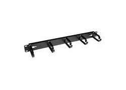 ACT Kabelmanagementpaneel met 5 draaibare D-ringen 19" 1HE