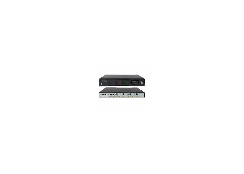 Adder AdderView Secure  4-port DVI-D 2K/60 DUAL HEAD 4 poorts