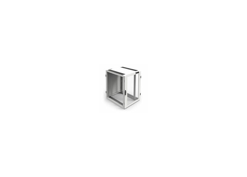 Minkels Nexpand Express netwerk kast, 24 HE, 80 cm breed, 130 cm hoog, 100 cm diep.