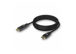 ACT 15 meter DisplayPort 1.4 Active Optical Cable 8K met afneembare connector DisplayPort male - DisplayPort male