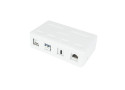 ACT Unloaded surface keystone mount box voor 4 keystone jacks