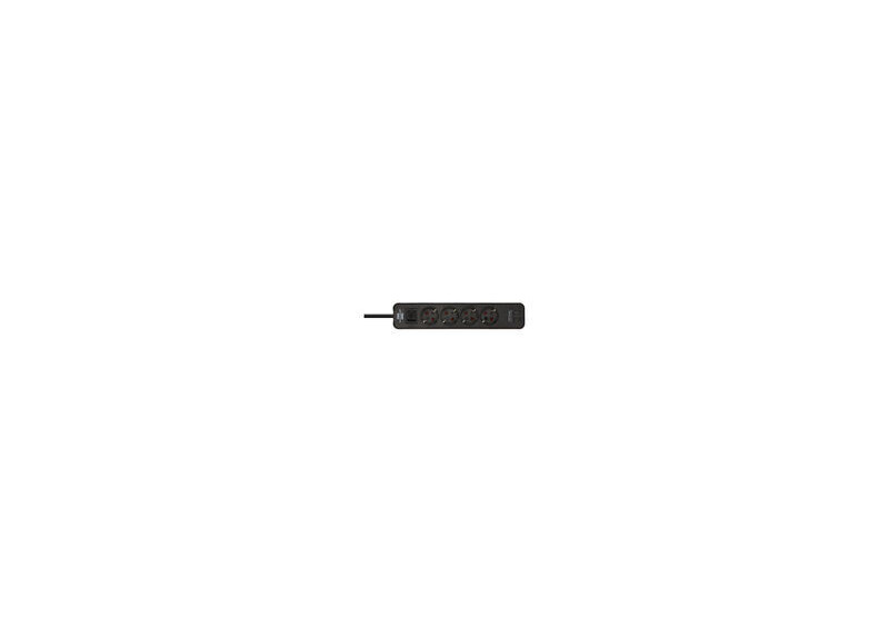 Brennenstuhl E-color PDU 4 contacten, met schakelaar, 2x USB-C, 1.5m