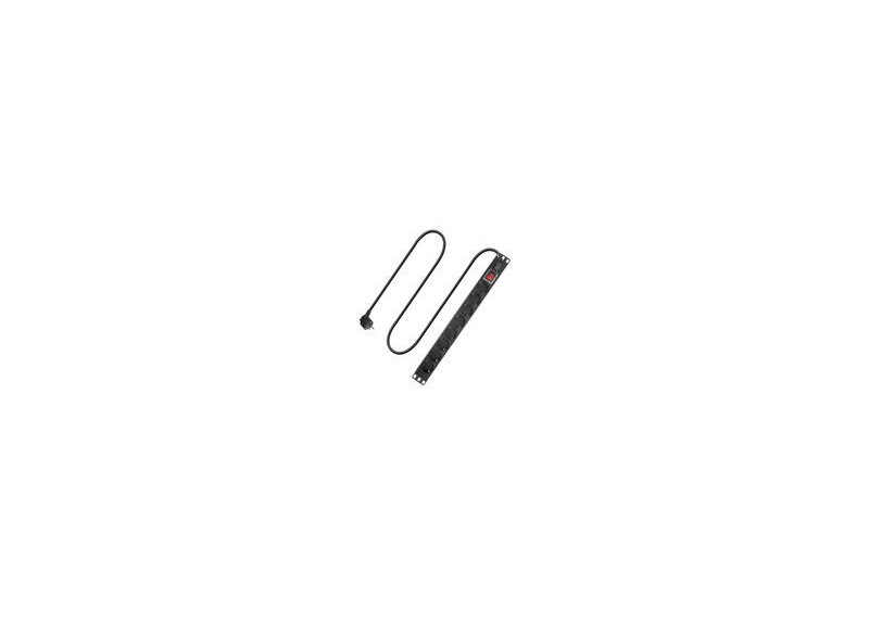 ACT Stekkerdoos PDU 19" CEE7/7 8-voudig type F, 2,5m H05VV-F 3G1.5