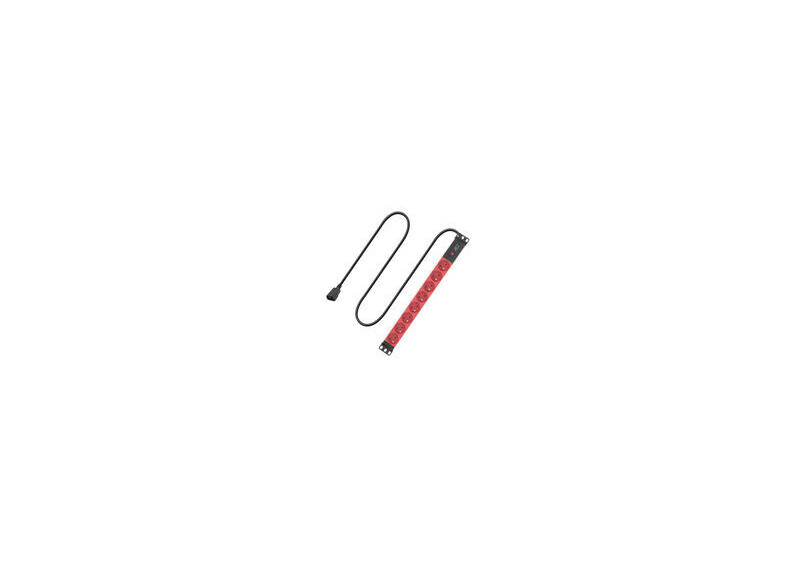 ACT Stekkerdoos PDU 19" C14 IEC60320 8-voudig type E, 3m H05VV-F 3G1.0