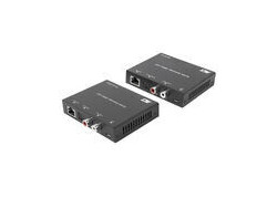 ACT Digitale of analoge audio extender set over CAT5e/6, met DAC, tot 300 meter