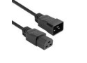 ACT Netsnoer C20 - C21 IEC60320 zwart 2,5 m