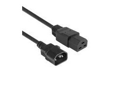 ACT Netsnoer C14 - C21 IEC60320 zwart 1 m
