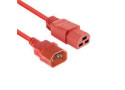 ACT Netsnoer C14 - C21 IEC60320 rood 2,5 m