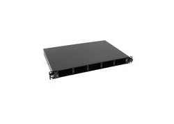 ACT 19" Multifunctioneel fiber optic patchpaneel, sliding rail, 5 slots