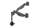 ACT Monitorarm 34" office solid pro, gasveer, paalbevestiging, 2 schermen