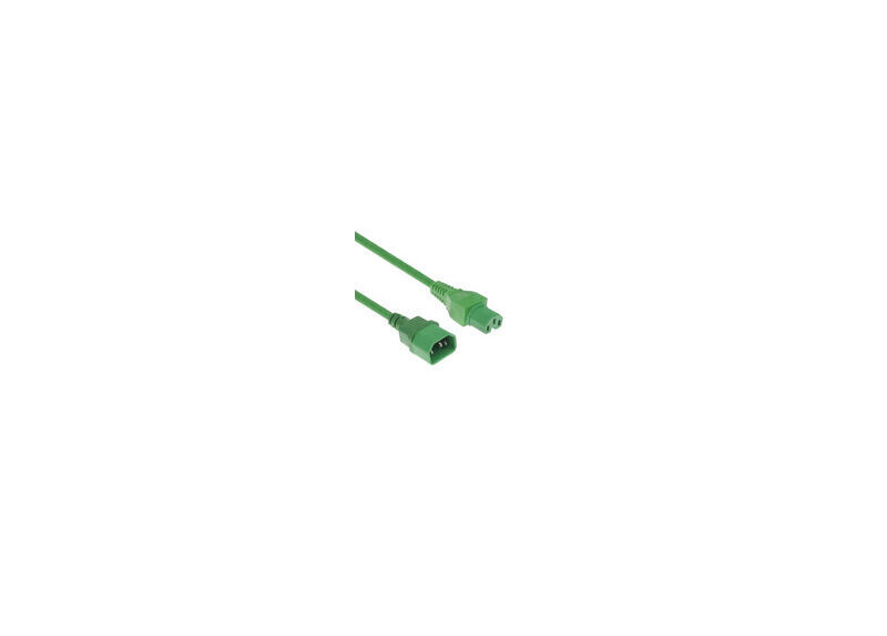 ACT Netsnoer C14 - C15 groen 2,5 m