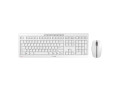 Cherry Stream Desktop Recharge | Draadloos Toetsenbord en Muis | Grijs | USB Receiver