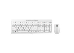 Cherry Stream Desktop Recharge | Draadloos Toetsenbord en Muis | Grijs | USB Receiver