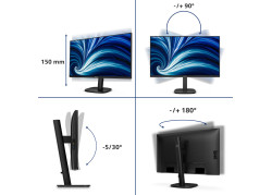Philips 27B2N3500J/00 | 27" Quad HD IPS Monitor | 120 Hz | Zwart