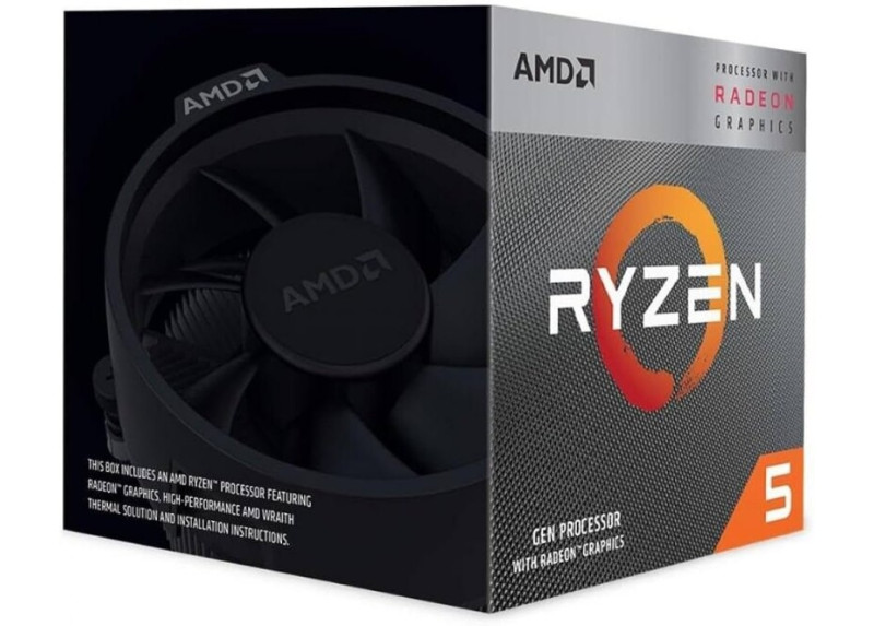 AMD Ryzen 5 3400G | 4 Core | 3,7 (4,2GHz Turbo) | AM4 | Processor | CPU