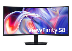 Samsung ViewFinity S8 S85TH | 40" 5K2K | 144Hz | Thunderbolt 5 | Curved Ultrawide Monitor | Zwart