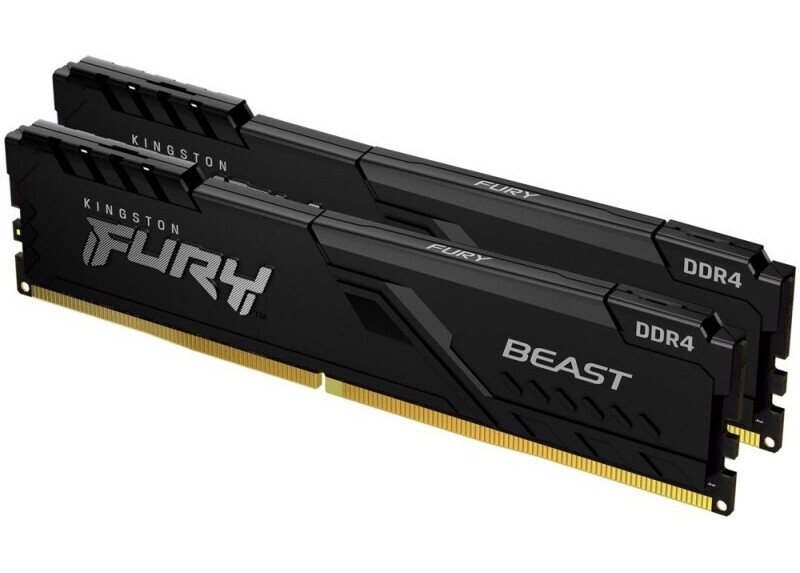 Kingston Fury Beast | 32GB 2x16GB DDR4 | 3200MHz | DIMM | CL16 | Geheugenmodule | RAM