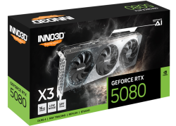 INNO3D GeForce RTX 5080 X3 | 16GB GDDR7 | DLSS 4 | Videokaart