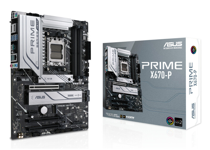 ASUS PRIME X670-P | AMD X670 | Socket AM5 | 4x DDR5 | ATX Moederbord | REFURBISHED