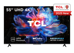 TCL 55V6C | 55" 4K Ultra HD DLED Smart TV | Google TV | Dolby Vision | 60Hz (2025)