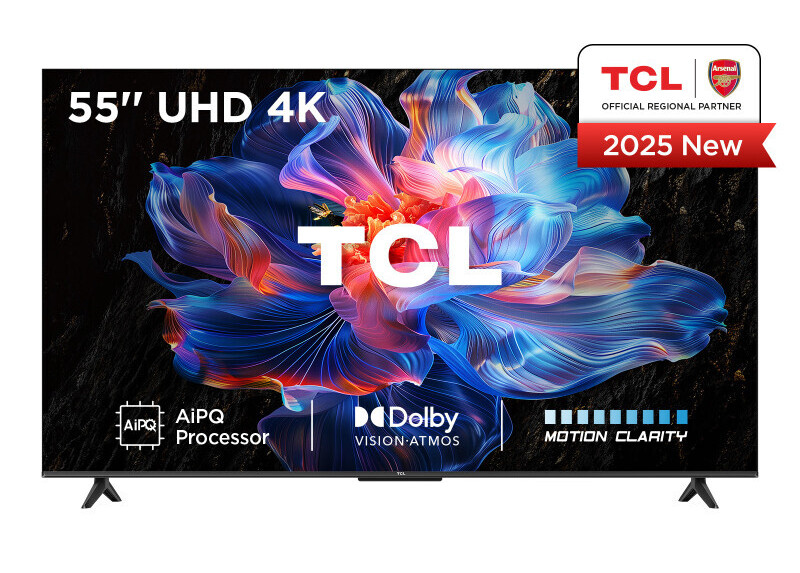 TCL 55V6C | 55" 4K Ultra HD DLED Smart TV | Google TV | Dolby Vision | 60Hz (2025)