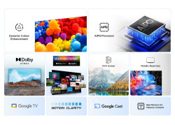 TCL 55V6C | 55" 4K Ultra HD DLED Smart TV | Google TV | Dolby Vision | 60Hz (2025)