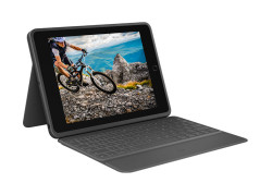 Logitech Rugged Folio | Grafiet | Smart Connector | QWERTZ Toetsenbord | Duits | Beschermhoes voor iPad