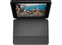 Logitech Rugged Folio | Grafiet | Smart Connector | QWERTZ Toetsenbord | Duits | Beschermhoes voor iPad