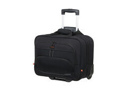 American Tourister At Work NXT 14.1 inch Rolling Tote, Zwart