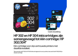 HP No.302/304 Kleur 100 paginaÂ´s (Origineel)