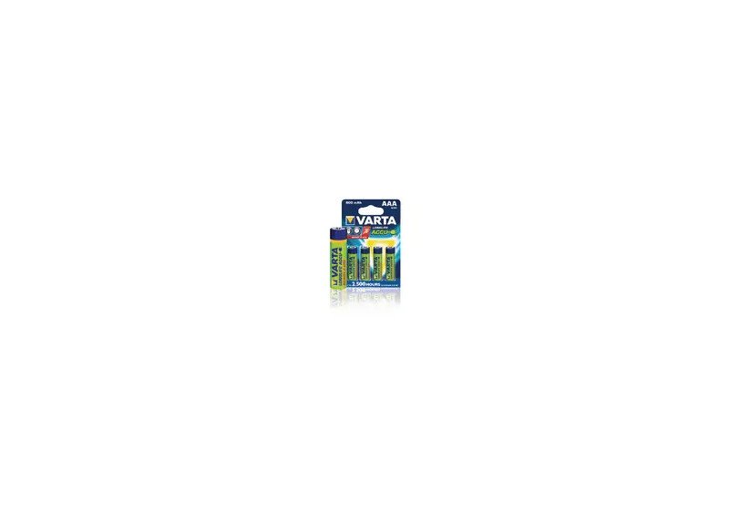 AAA Varta 800mAh NiMH 4 stuks blisterverpakking