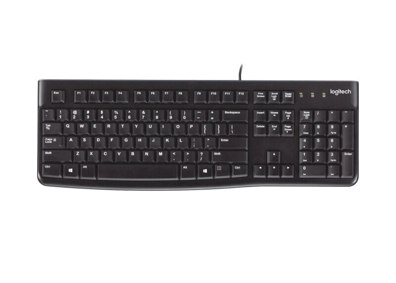 FR KB Logitech K120 Zwart bedraad Ret. (Franse layout