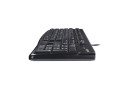 FR KB Logitech K120 Zwart bedraad Ret. (Franse layout