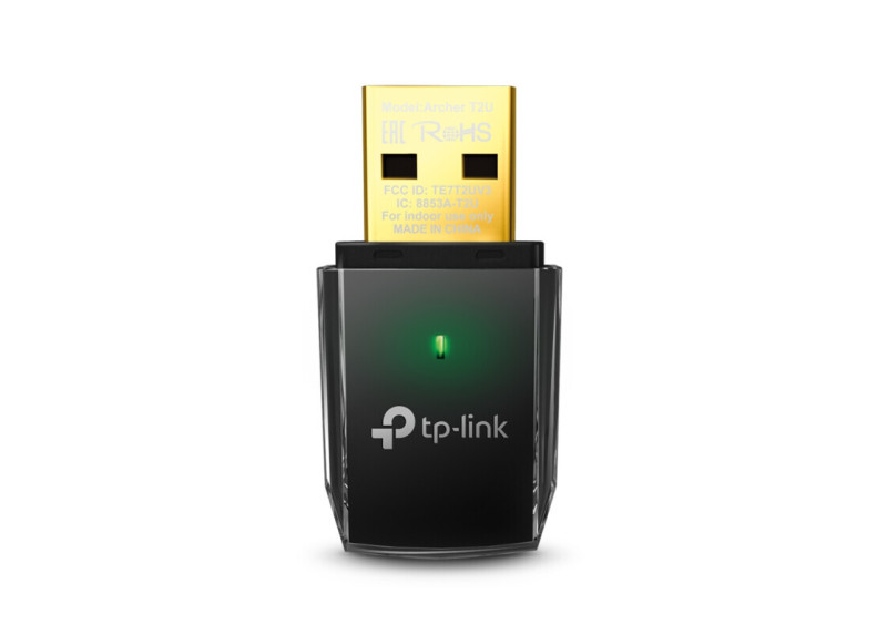 TP-Link Archer T2U V3 | WiFi 5 AC600 USB Adapter | Dual Band | USB 2.0