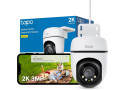 TP Link Tapo C510W | 2K 3MP WiFi Beveiligingscamera | 2304 x 1296 | 360° Pan/Tilt | Nachtzicht in Kleur | IP65