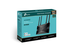 TP Link Archer AX53 | WiFi 6 Router (AX3000) | 2976 Mbit/s | Dual Band | 4x Gigabit LAN | WPA3 | EasyMesh