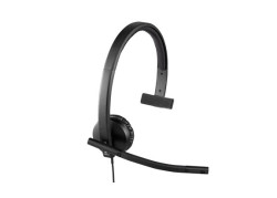 Logitech H570e | Bedrade On-ear Mono Headset | USB-A | Zwart