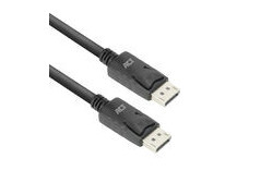 ACT 3 meter DisplayPort 1.4 LSZH kabel 8K, lage EMI, male - male