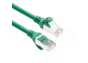 ACT Groen 0,5 meter TPE S/FTP CAT6A ultra-flex patchkabel snagless met RJ45 connectoren