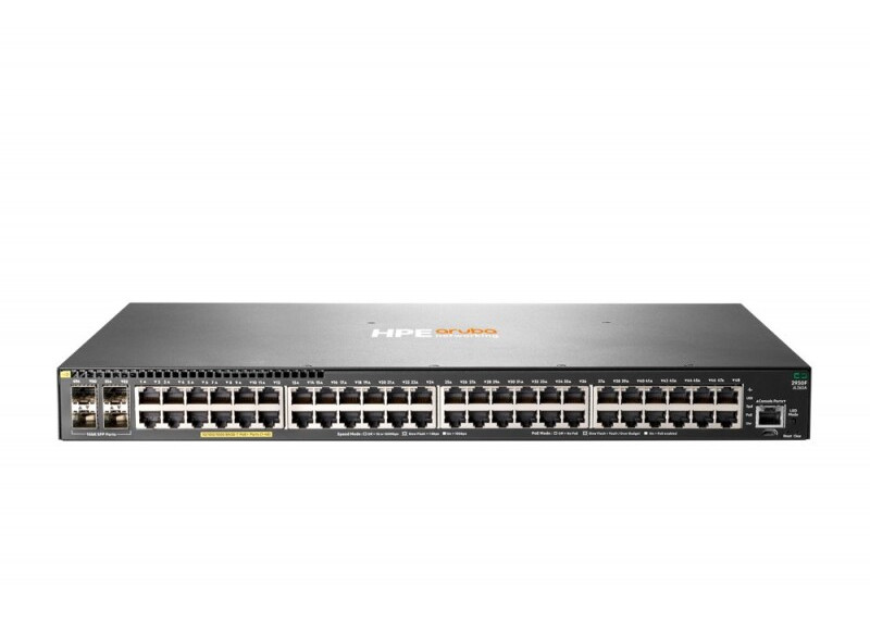 HPE Aruba 2930F-48G-PoE+ | 48× Gigabit Ethernet | PoE+ | 4× SFP | Managed Switch | Refurbished