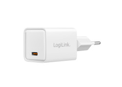 Lader 230V 1xUSB-C 20W LogiLink Wit