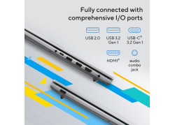 ASUS Vivobook 17 X1704VA | 17.3'' Full HD IPS | Intel Core 5 120U | 16GB RAM | 512B SSD | W11 Home | Quiet Blue