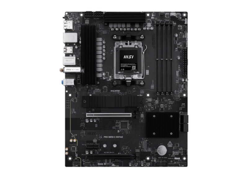 MSI PRO B850-S WIFI6E | AMD B850 | Socket AM5 | DDR5 | Wi-Fi 6E | ATX Moederbord