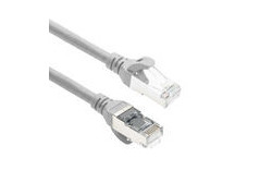 ACT Grijs 5 meter TPE S/FTP CAT6A ultra-flex patchkabel snagless met RJ45 connectoren