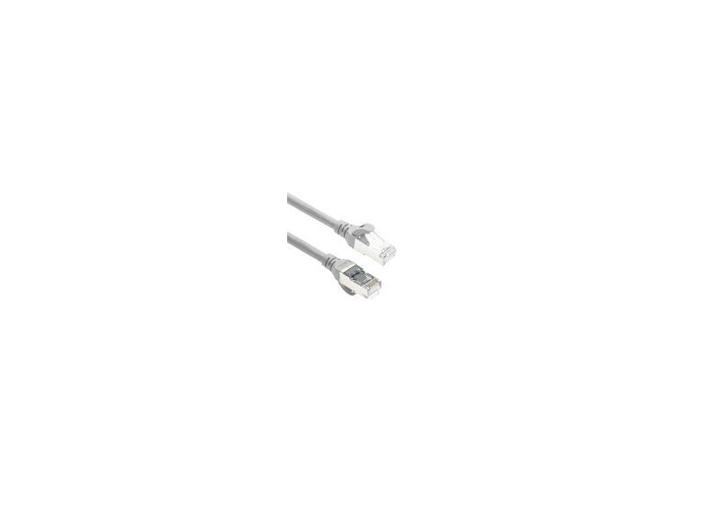 ACT Grijs 5 meter TPE S/FTP CAT6A ultra-flex patchkabel snagless met RJ45 connectoren