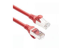 ACT Rood 7 meter TPE S/FTP CAT6A ultra-flex patchkabel snagless met RJ45 connectoren