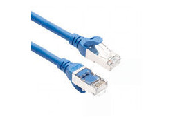 ACT Blauw 2 meter TPE S/FTP CAT6A ultra-flex patchkabel snagless met RJ45 connectoren