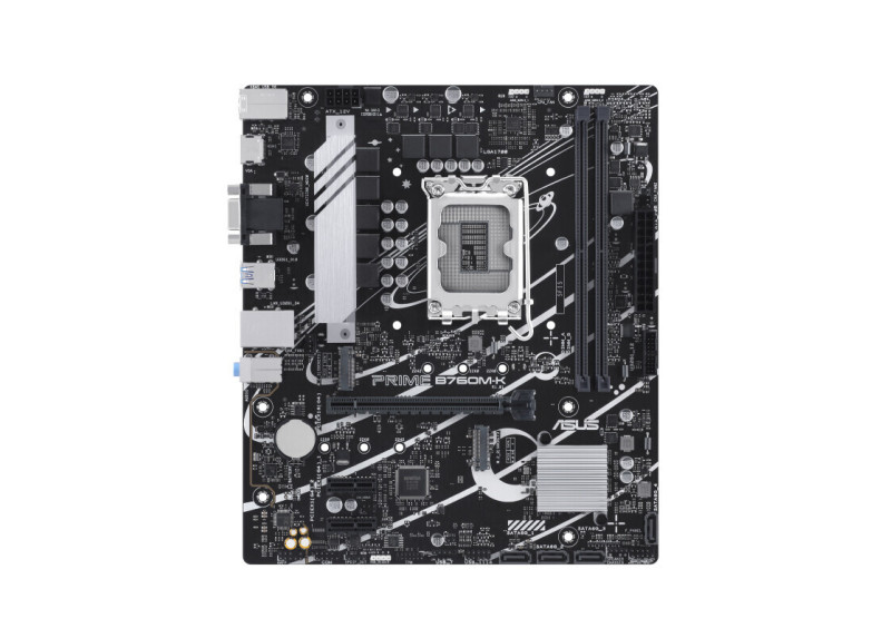 ASUS PRIME B760M-K | Intel B760 | LGA 1700 | DDR5 | 2x M.2 | 2.5GbE | micro-ATX Moederbord