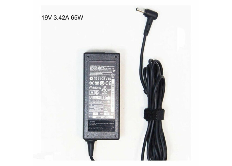 65W Oplader | Adapter voor ASUS B400A | 10.5 mm connector met center pin | Zwart