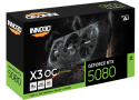 INNO3D GeForce RTX 5080 X3 OC | 16GB GDDR7 | 4K Gaming & AI | Videokaart | NVIDIA